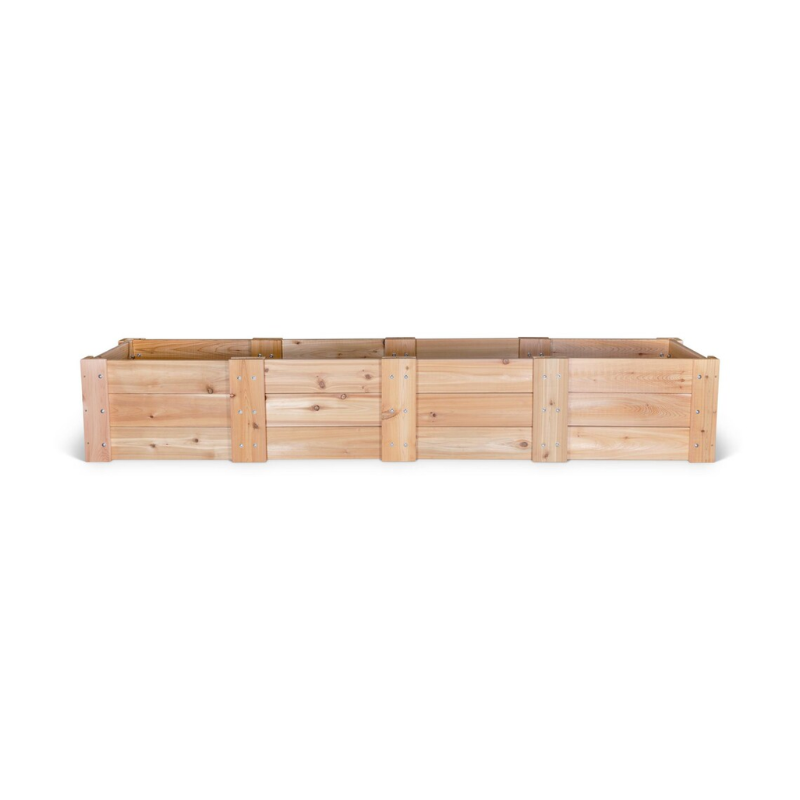 Premium Cedar Raised Garden Bed – Deep Root Wooden Planter Box for Vegetables, Herbs & Flowers (2' x 8' x 16.5")